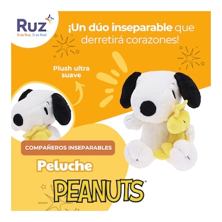 Foto 4 | Foto 4 | Peluche Ruz Peanuts (snoopy 15.5 Cm Con Woodstock)