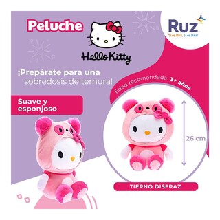 Foto 3 | Foto 3 | Peluche Ruz Hello Kitty (bear Costume 30 Cm Rosa)