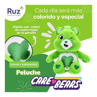 Foto 4 | Foto 4 | Peluche Ruz Care Bears (good Luck Bear 25 Cm Verde)