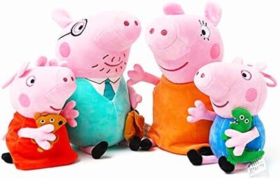Foto 2 | Foto 2 | Peluches Familia Lindos Cerditos Set 4 Piezas