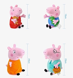Foto 3 | Foto 3 | Peluches Familia Lindos Cerditos Set 4 Piezas