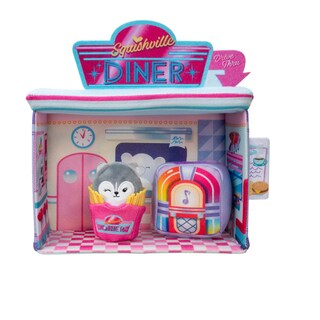 Foto 5 | Foto 5 | Set Squishville Darling Diner Con Heidi The Husky Kids De 5 Cm - Venta Internacional.