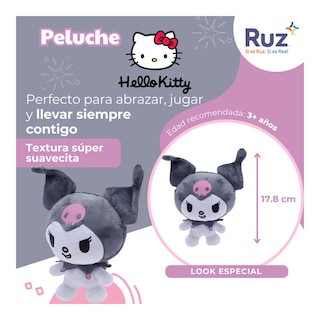 Foto 3 | Foto 3 | Peluche Ruz Sanrio Kuromi 18 Cm Blanco