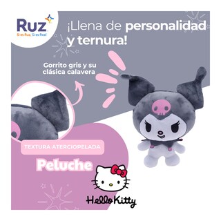 Foto 4 | Foto 4 | Peluche Ruz Sanrio Kuromi 18 Cm Blanco