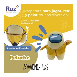 Foto 4 | Foto 4 | Peluche Ruz Among Us Tripulante Banana 15 cm Amarillo