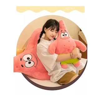 Foto 4 | Foto 4 | Juego De Muñecas De Peluche Bob Esponja Y Patricio Belug 25 Cm Rosa Amarillo