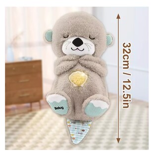 Foto 5 | Foto 5 | Juguete De Peluche Con Música Y Luces Nutria Belug De Color Gris