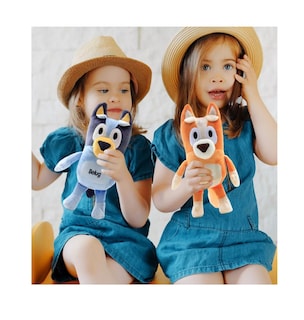 Foto 3 | Foto 3 | Bluey Familia Bluey Bingo Hermano Hermana Muñeco Peluche 2 Belug Naranja/azul