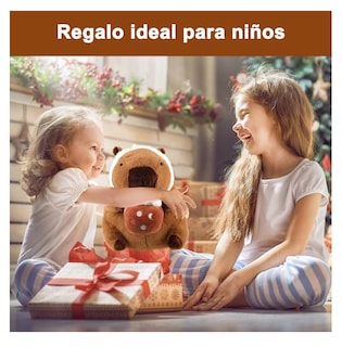 Foto 4 | Foto 4 | Capibara Peluche 35 Cm, Belug Juguetes Café Verde Dinosaurio