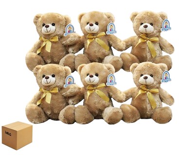 Foto 1 | Foto 1 | Osos De Peluche Lab.g Clasicos 6 Pzas Miel