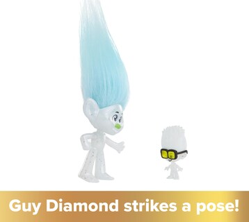 Foto 3 | Foto 3 | Los Trolls De Toy Mattel Dreamworks Unen A Guy Diamond - Venta Internacional.