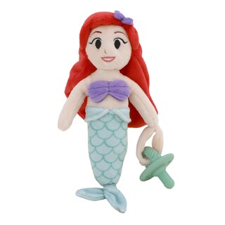 Foto 1 | Foto 1 | Chupete De Peluche Buddy Disney Ariel, Supersuave, Rojo Lavanda, Aguamarina - Venta Internacional.