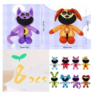 Foto 4 | Foto 4 | Peluche De Animales Smilewill 8 Piezas Sonrientes De Poppy Colores