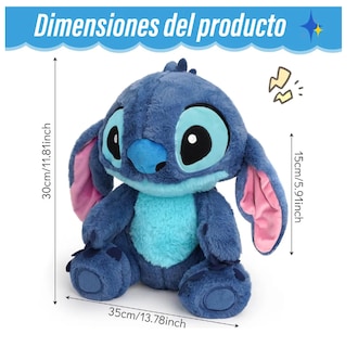 Foto 3 | Foto 3 | Peluche de Stitch 35 cm Kawaii Regalo para Niñas y Niños