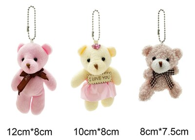 Foto 2 | Foto 2 | 15 Xtellar Pzs Llaveros Pequeño Oso De Peluche Llavero De Juguete