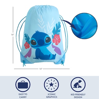 Foto 4 | Foto 4 | Set De Pijamas Disney Stitch Con Saco Bandolera Y Saco De Dormir De 54 X 30 Cm - Venta Internacional.