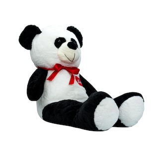 Foto 1 | Foto 1 | Oso De Peluche Teddy Grande Abrazable Corazón 1 Metro Lab.g, Negro/blanco