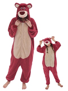 Foto 1 | Foto 1 | Disfraz De Pijama Gonaap Con Forma De Oso Rosa, Unisex, Adulto, Xxl - Venta Internacional.
