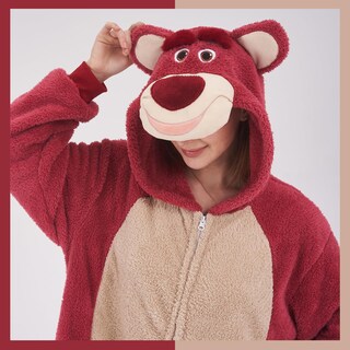 Foto 2 | Foto 2 | Disfraz De Pijama Gonaap Con Forma De Oso Rosa, Unisex, Adulto, Xxl - Venta Internacional.