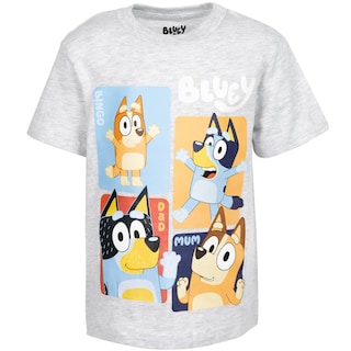 Foto 3 | Foto 3 | Camiseta Bluey Bingo Dad Para Niños Pequeños, 5 Unidades, Azul/gris, Paquete De 2 - Venta Internacional.