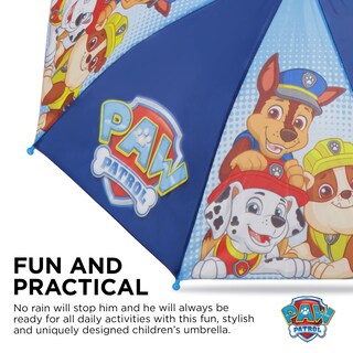 Foto 4 | Foto 4 | Paraguas Nickelodeon Paw Patrol Para Niños De 3 A 6 Años, Color Azul Claro - Venta Internacional.