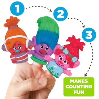 Foto 6 | Foto 6 | Bath Finger Puppets Nbc Universal Trolls, 10 Unidades - Venta Internacional.