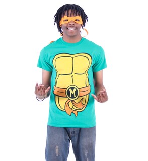 Foto 1 | Foto 1 | Disfraz De Teenage Mutant Ninja Turtles Tmnt Michelangelo Para Adulto - Venta Internacional.