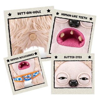 Foto 4 | Foto 4 | Peluche Fuggler Vacay Vibes Hedge Grog Cream De Zuru - Venta Internacional.