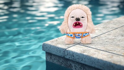 Foto 5 | Foto 5 | Peluche Fuggler Vacay Vibes Hedge Grog Cream De Zuru - Venta Internacional.