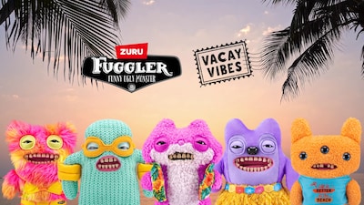 Foto 7 | Foto 7 | Peluche Fuggler Vacay Vibes Hedge Grog Cream De Zuru - Venta Internacional.