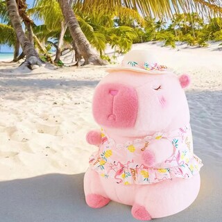 Foto 2 | Foto 2 | Capibara Peluche Belug Rosa Vestido