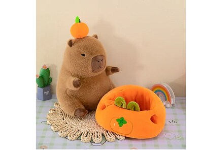 Foto 5 | Foto 5 | Exclusivo Kit De Peluche Capibara Xtellar De 40 Cm + Llavero Mágico De 12cm – Ideal Regalo Asombroso Para Niñas