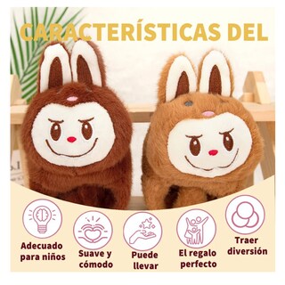 Foto 5 | Foto 5 | Juguetes Peluches 2pcs Belug Marrón Claro