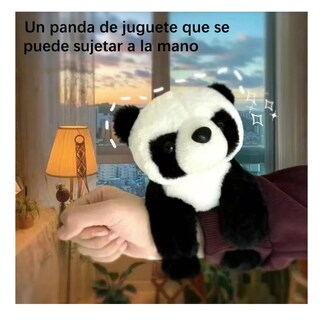Foto 5 | Foto 5 | 1pcz Pulsera Panda Peluche Lab.g Negro Con Blanco