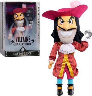 Foto 1 | Foto 1 | Just Play Colección Disney Villains Capitán Garfio Peluche Coleccionable De 13 Pulgadas