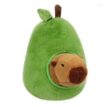 Peluche Capibara Y Aguacate 35cm Belug Café Verde