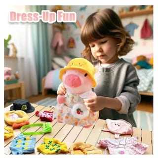 Foto 2 | Foto 2 | Peluche Capibara Con 9pz Ropa Y Accesorios Belug Colores