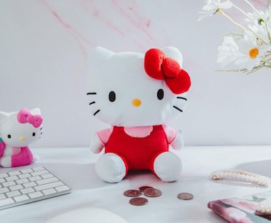 Foto 4 | Foto 4 | Monedero De Peluche Plateado Buffalo Sanrio Hello Kitty Soft - Venta Internacional.