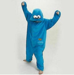 Foto 1 | Foto 1 | Disfraz De Telmo Con Forma De Galleta De Sesame Street Color Azul Para Adulto - Venta Internacional.