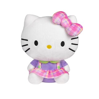 Foto 1 | Foto 1 | Peluche Jazwares Hello Kitty Neon De 30 Cm Con Montura A Cuadros - Venta Internacional.