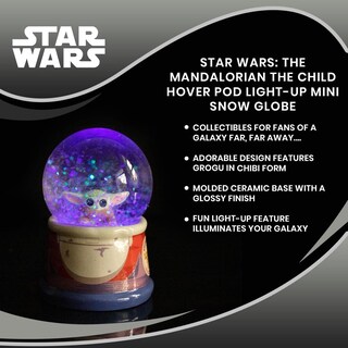 Foto 7 | Foto 7 | Bola De Nieve Silver Buffalo Star Wars The Mandalorian The Child - Venta Internacional.