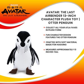 Foto 7 | Foto 7 | Peluche Avatar: The Last Airbender Otter Penguin 33 Cm - Venta Internacional.