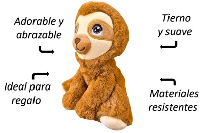 Foto 3 | Foto 3 | Xtellar Peluche Exótico De La Selva: Perezoso Elefante Mono Y Más