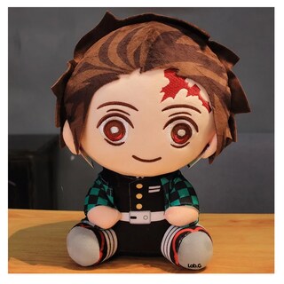 Foto 4 | Foto 4 | Peluche 20cm Tanjiro Lab.g Cabeza Café Verde Chaqueta