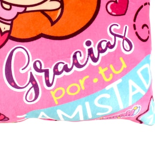 Foto 3 | Foto 3 | Cojín Hannah la Sirenita AL2V-GXTA color Rosa 36 CM Frase Gracias por tu Amistad