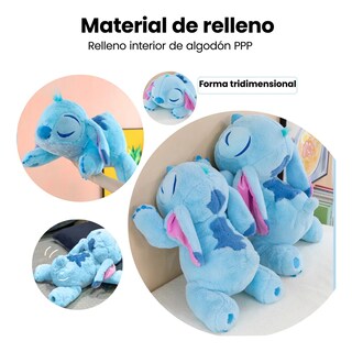 Foto 3 | Foto 3 | Stitch Peluche Belug Almohada 40cm Azul Rey