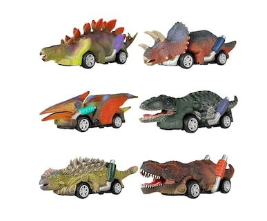 Foto 1 | Foto 1 | Juguetes de Carritos de Dinosaurios 6 Piezas