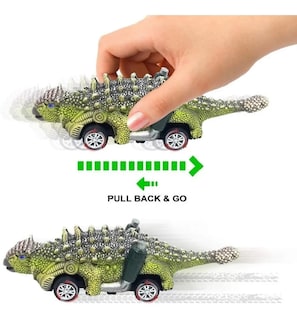 Foto 3 | Foto 3 | Juguetes de Carritos de Dinosaurios 6 Piezas