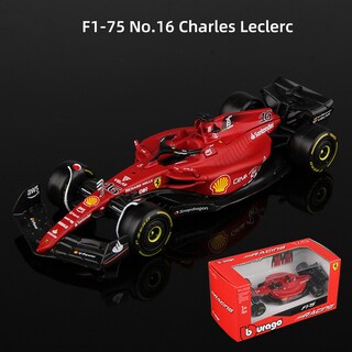 Foto 2 | Foto 2 | Carro A Escala F1 Bburago Ferrari Charles Leclerc #16 Formula 1 color Rojo