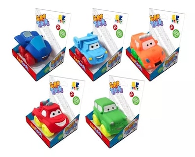 Foto 1 | Foto 1 | Super Trucks Bf Toys Set De 5 Carritos Suaves Con Llantas